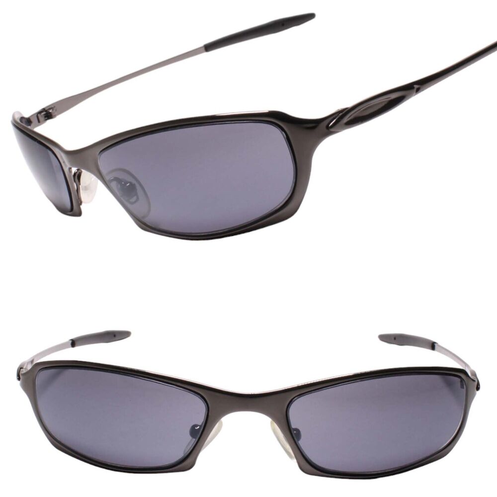 Sleek Performance Sporty Design Lightweight Gunmetal Rectangular Sunglasses
